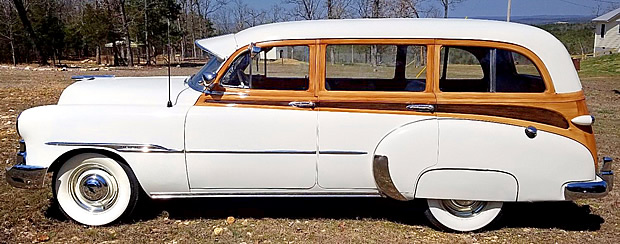Download 1951 Chevrolet Deluxe Styleline Station Wagon - only 56,000 miles!