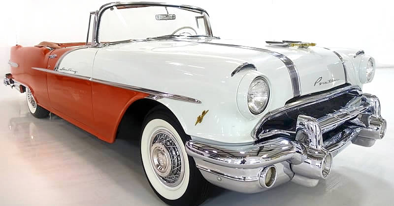 1956 pontiac star chief convertible polo white and bolero red 1956 pontiac star chief convertible