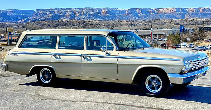 1962 chevrolet bel air station wagon in fawn beige 28 125 miles 1962 chevrolet bel air station wagon in